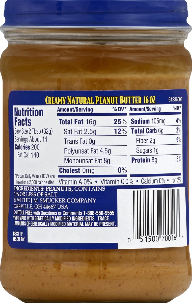 slide 4 of 9, Adams Peanut Butter 16 oz, 16 oz