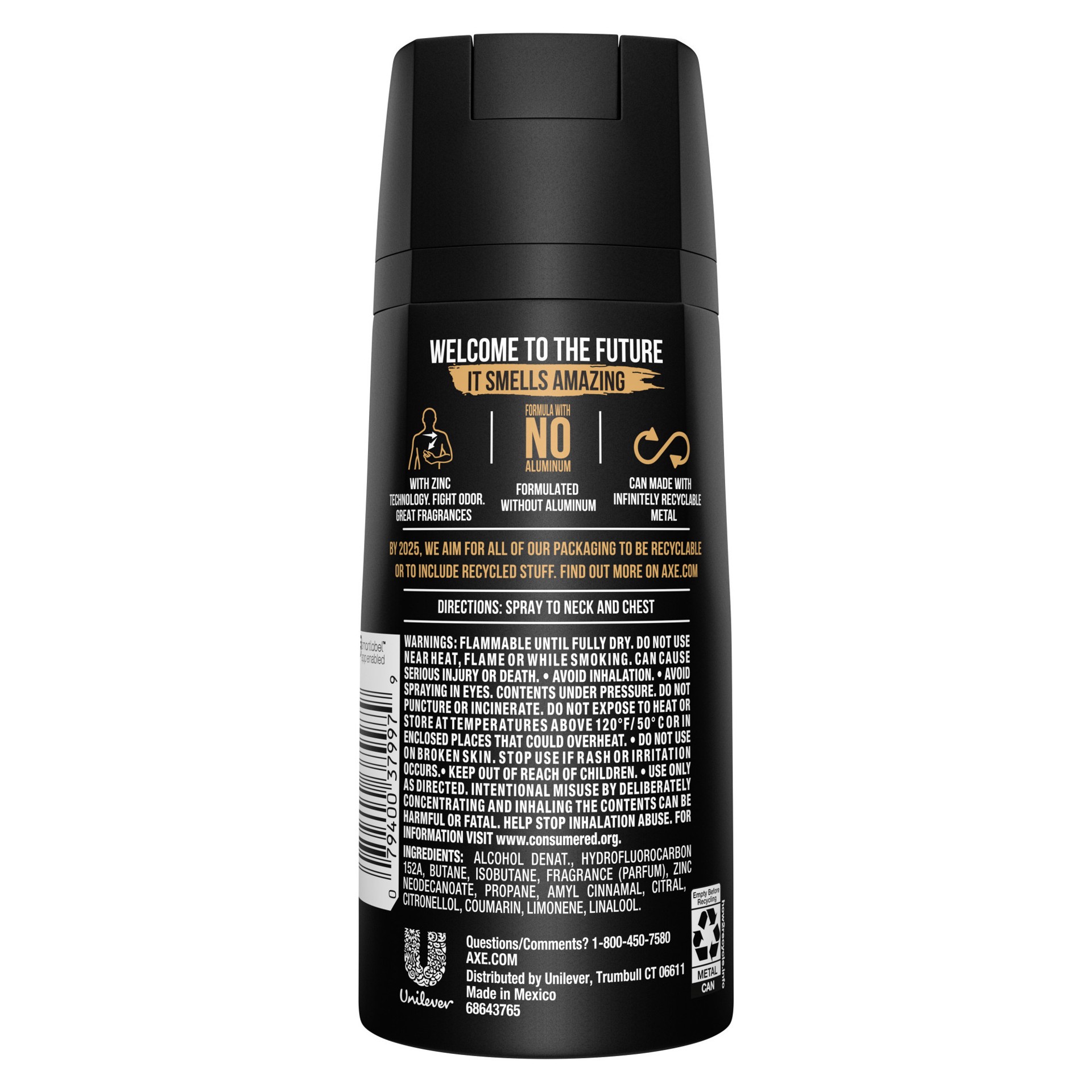 slide 4 of 6, AXE Dual Action Body Spray Deodorant Dark Temptation, 4.0 oz, 4 oz