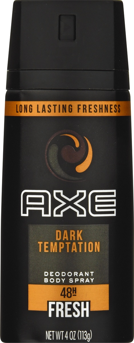 slide 8 of 10, AXE Body Spray For Men Dark Temptation, 4 oz