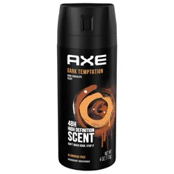 AXE Dual Action Body Spray Deodorant Dark Temptation, 4.0 oz