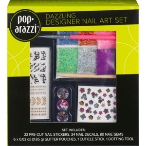 slide 1 of 1, Pop-Arazzi Dazzling Designer Nail Art Set, 1 ct