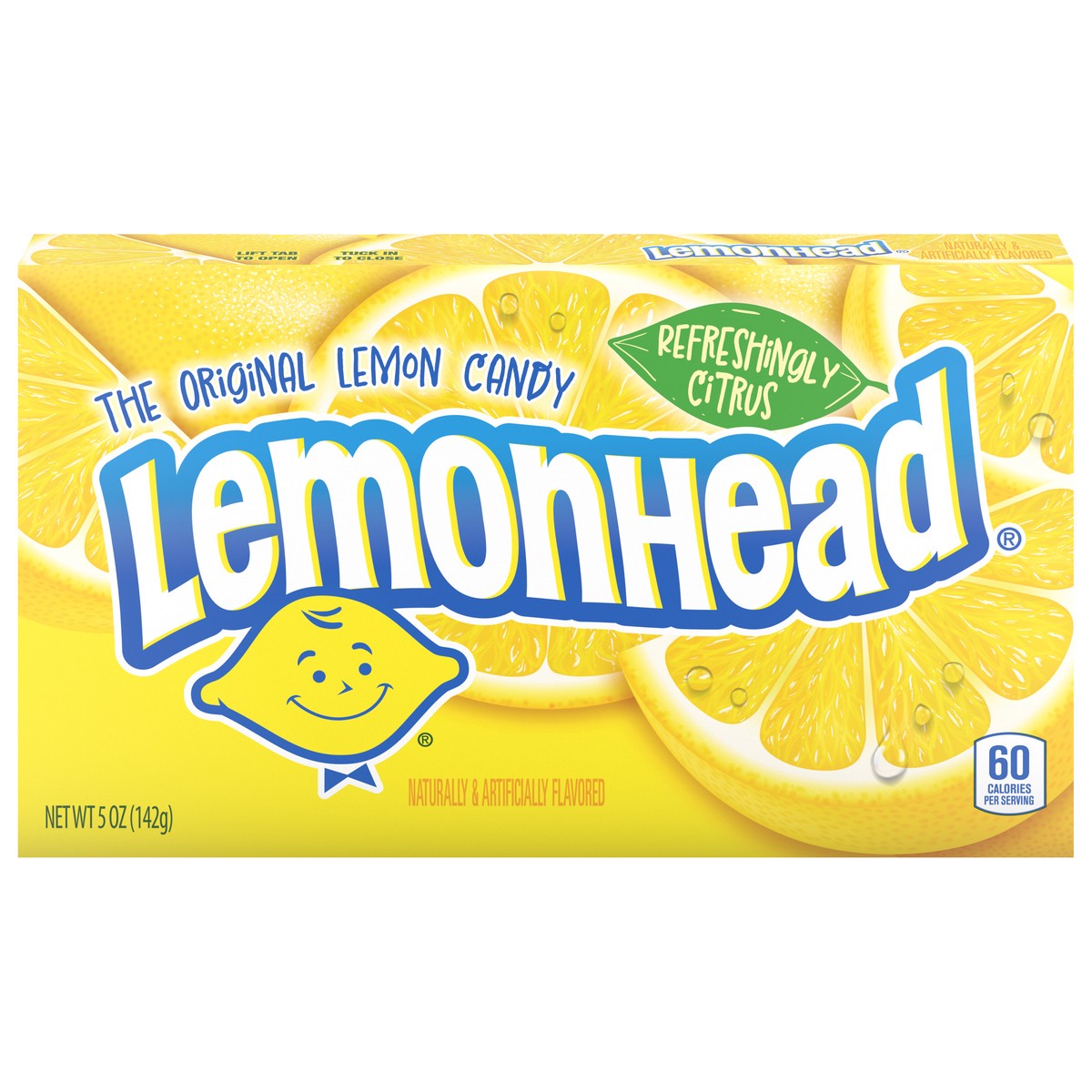 slide 1 of 5, Lemonhead 12603 158586 The Original Lemon Candy 5 oz, 5 oz