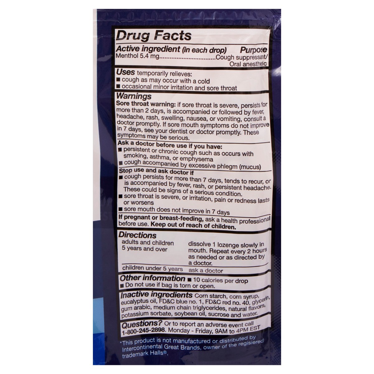 slide 9 of 9, Meijer Menthol Cough Drops, 200 ct