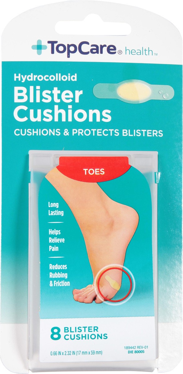 slide 4 of 9, TopCare Health Hydrocolloid Blister Cushions 8 ea, 8 ct