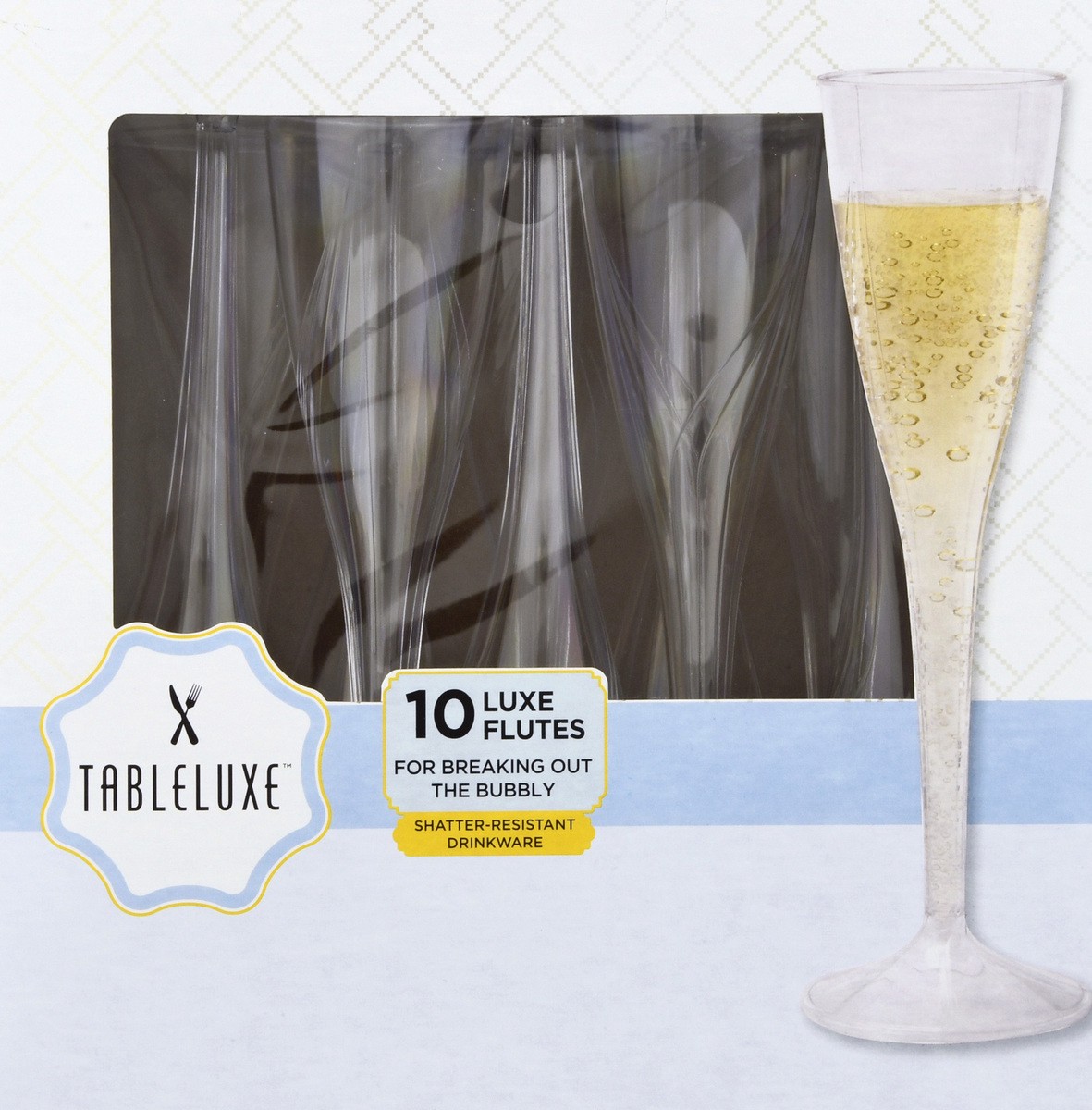 slide 1 of 11, Tableluxe Luxe Flutes 10 ea, 10 ct