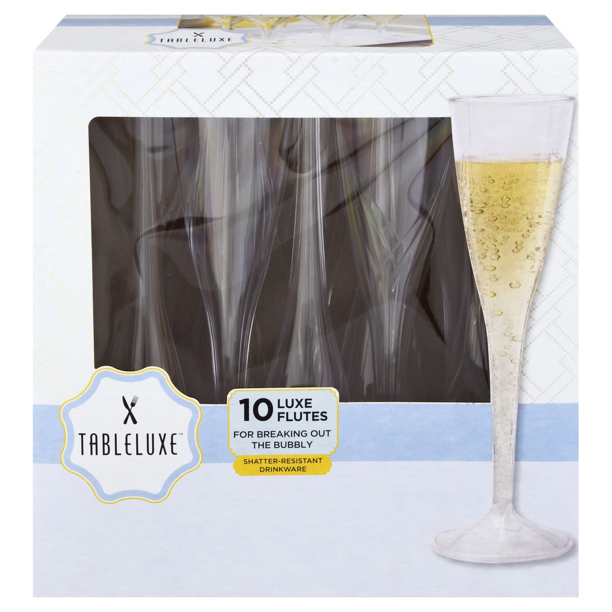 slide 1 of 11, Masterpiece Champagne Glasses, 10 ct