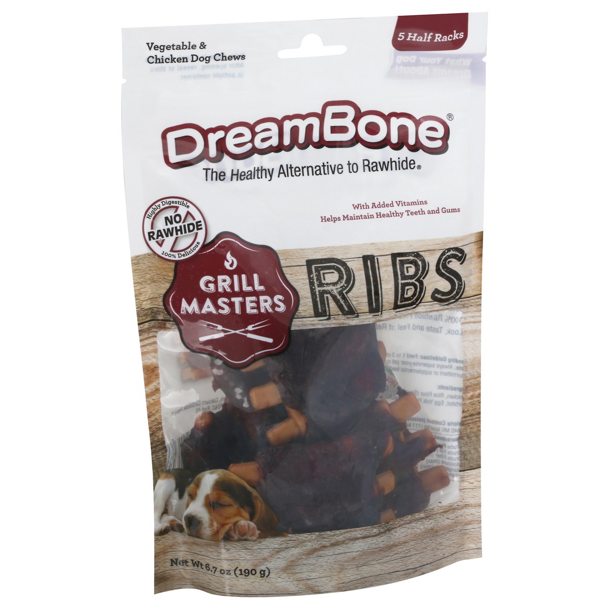 slide 2 of 9, DreamBone Grill Masters Ribs Half Rack - 5 Count, 5 ct