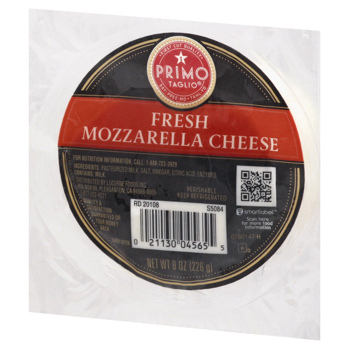 slide 3 of 9, Primo Taglio Cheese Fresh Mozarella, 8 oz