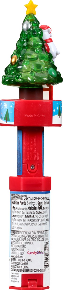 slide 2 of 13, CandyRific Light & Sound Christmas Tree with Candy 0.53 oz, 0.53 oz