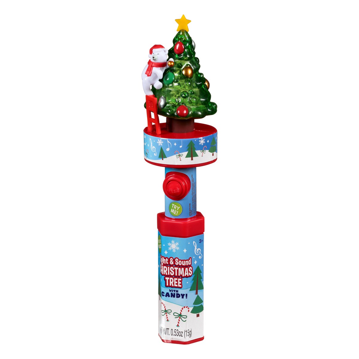 slide 9 of 13, CandyRific Light & Sound Christmas Tree with Candy 0.53 oz, 0.53 oz