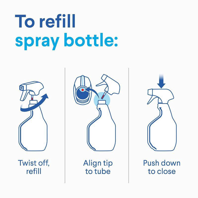 slide 7 of 14, Clorox Disinfecting All Purpose Cleaner, Bleach Free, Crisp Lemon, Refill, 64 Fluid Ounces, 64 fl oz