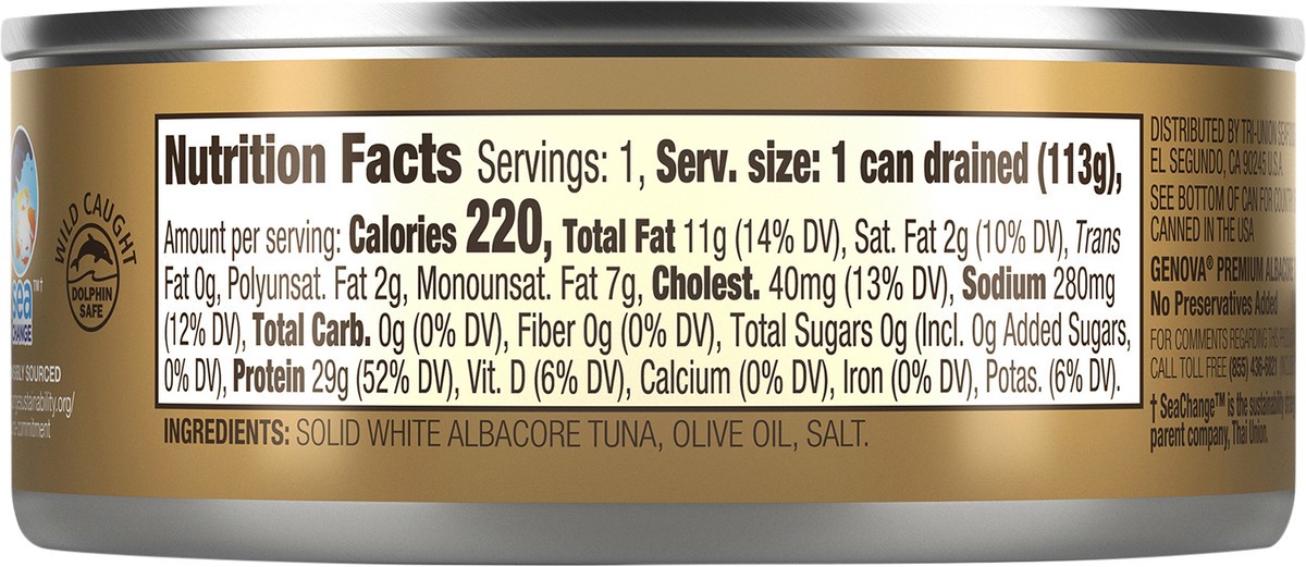 slide 7 of 8, Genova Premium Albacore Tuna in Olive Oil 5 oz, 5 oz