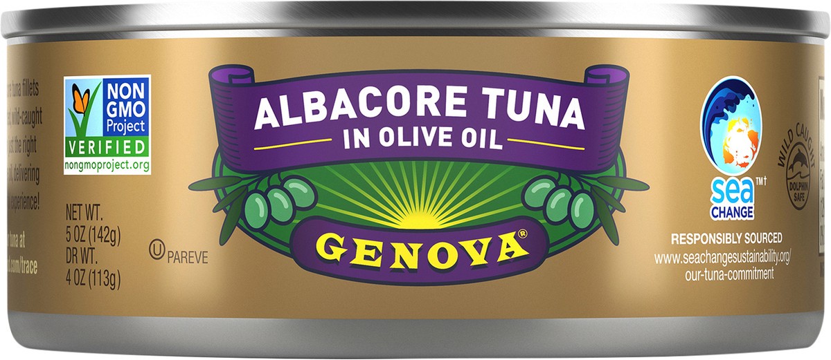 slide 5 of 8, Genova Premium Albacore Tuna in Olive Oil 5 oz, 5 oz