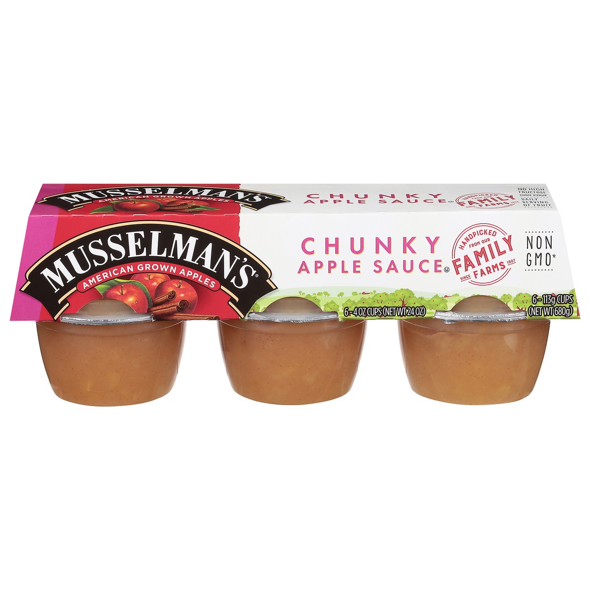 slide 1 of 9, Musselman's Applesauce 6Pk, 6 ct; 4 oz