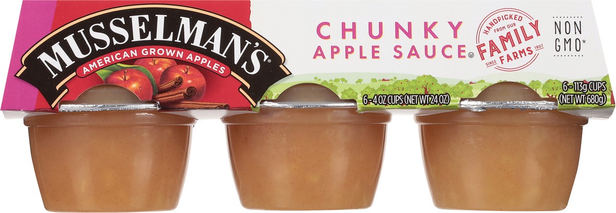 slide 6 of 9, Musselman's Applesauce 6Pk, 6 ct; 4 oz