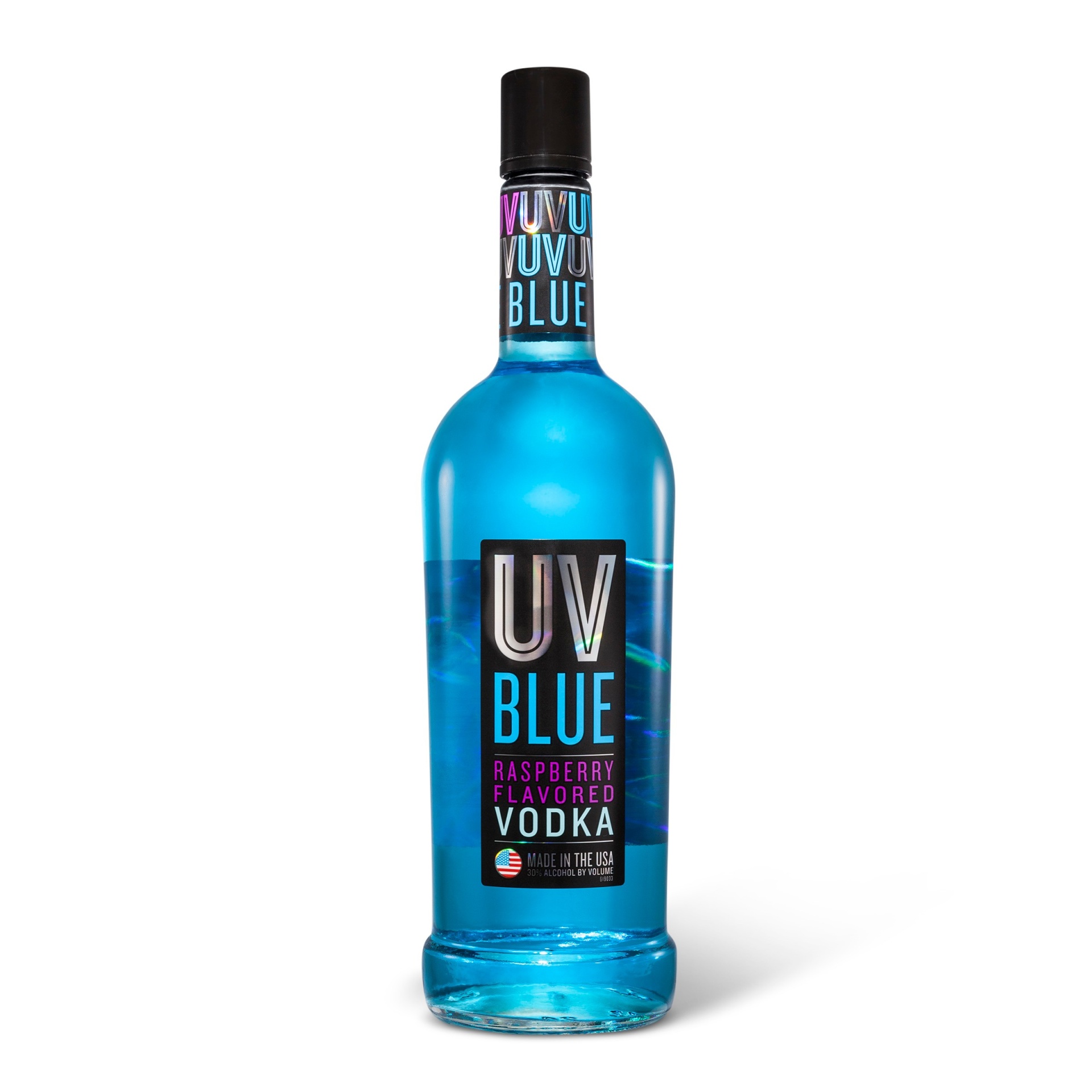 slide 1 of 1, UV Blue Raspberry Vodka, 1 liter