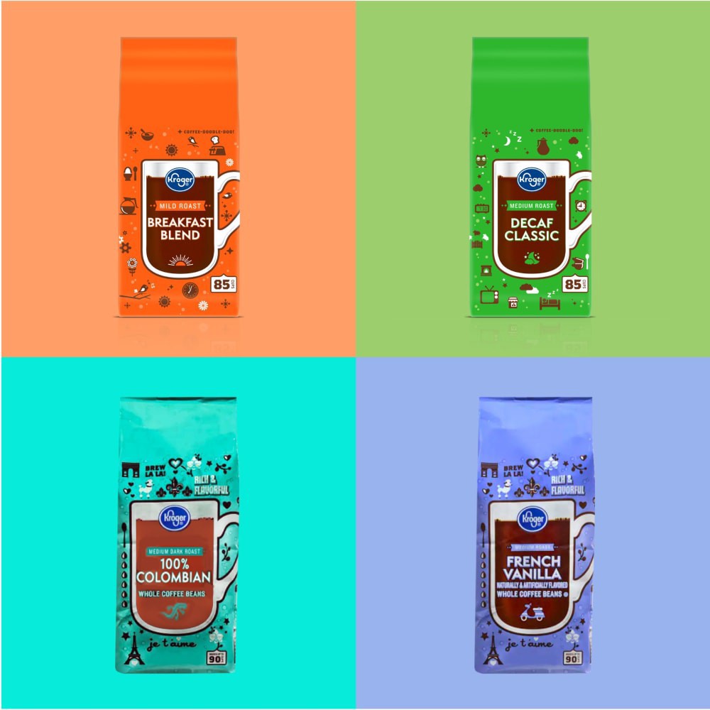 slide 4 of 6, Kroger 100% Colombian Ground Coffee - 11 oz, 11 oz