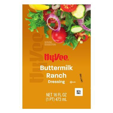 slide 1 of 1, Hy-Vee Dressing Buttermilk Ranch - 16 fl oz, 16 fl oz