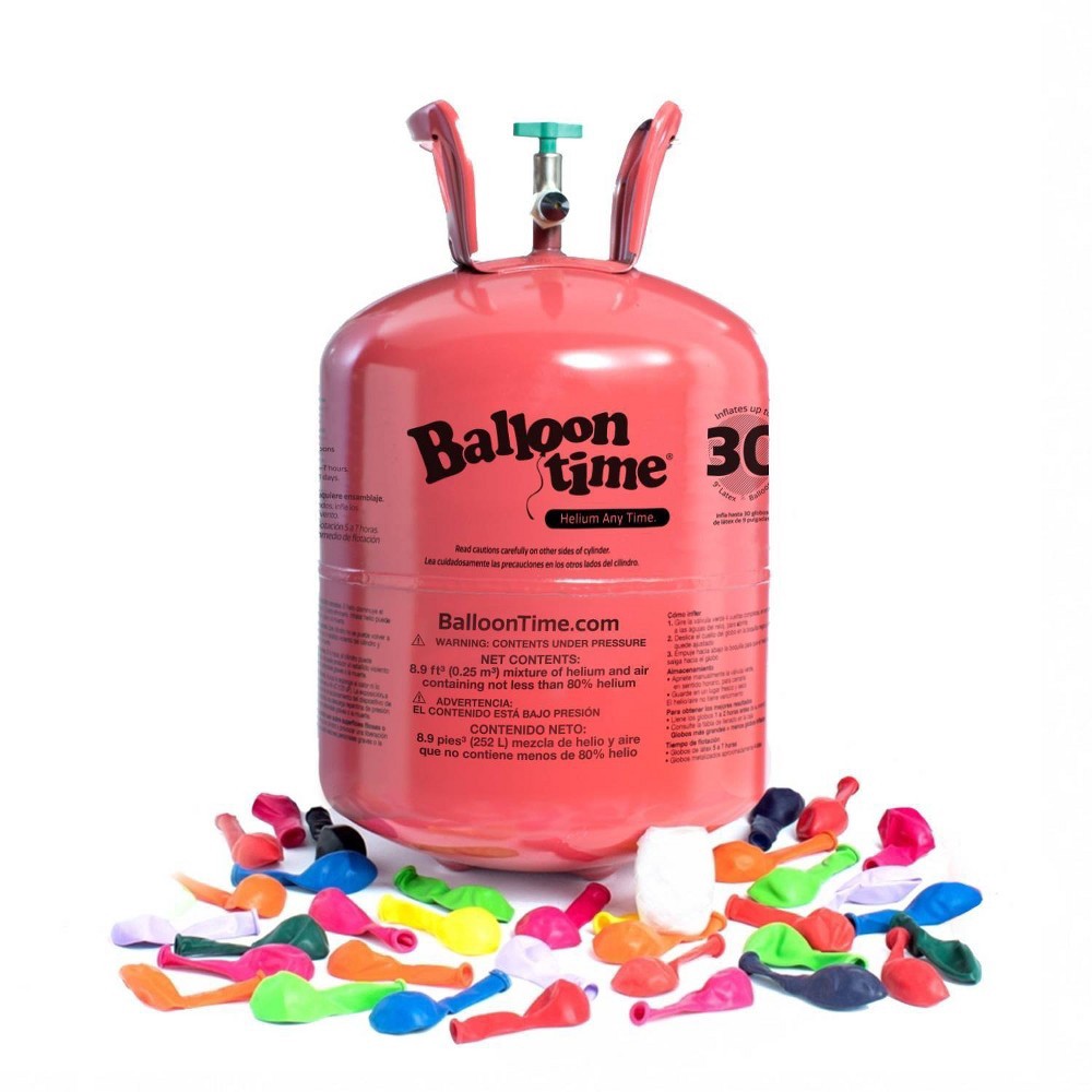 slide 2 of 5, Balloon Time Standard Helium Balloon Kit, 1 ct