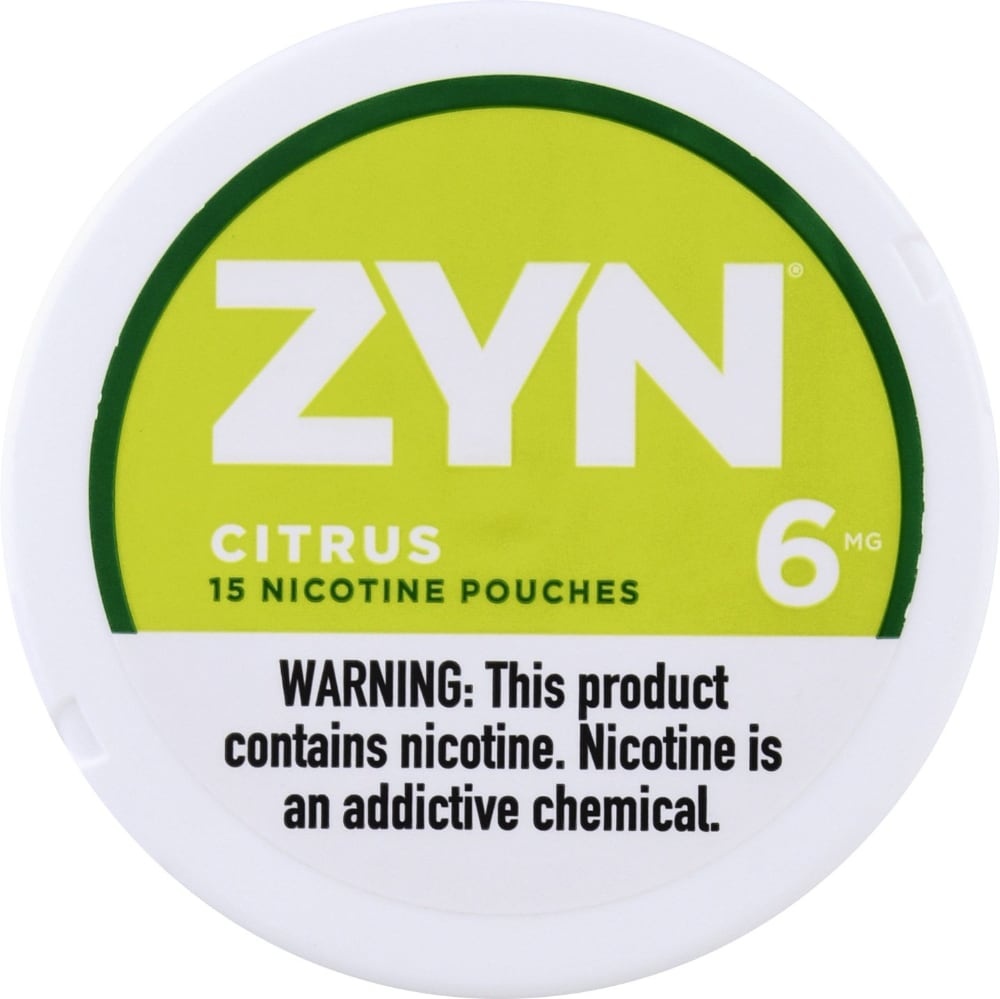 slide 1 of 1, Zyn Citrus 6Mg Nicotine Pouches, 15 ct