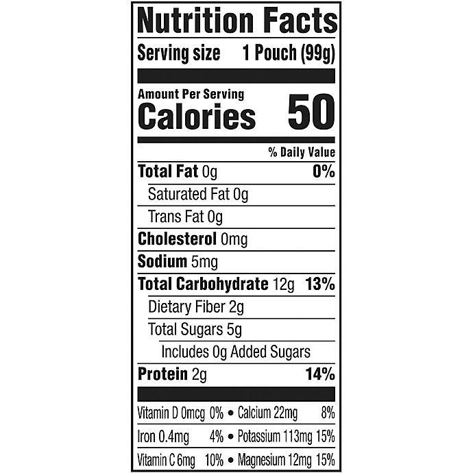 slide 4 of 4, Plum Organics Stage 2 Pear, Green Bean & Greek Yogurt, 3.5 oz