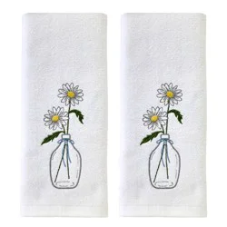 Skl Home Daisies In Vase Emb Hand-White