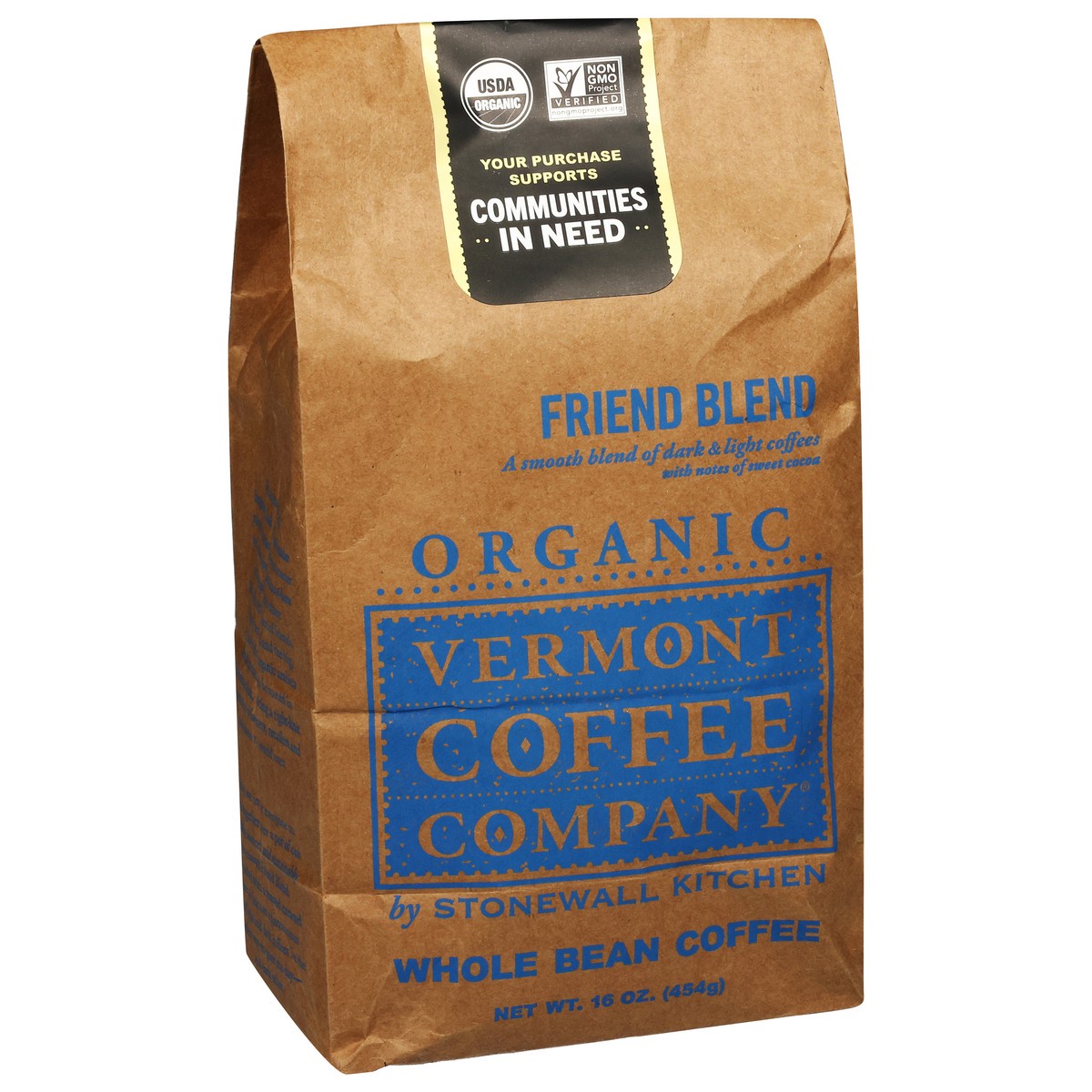slide 6 of 13, Vermont Coffee Company Organic Whole Bean Friend Blend Coffee - 16 oz, 16 oz