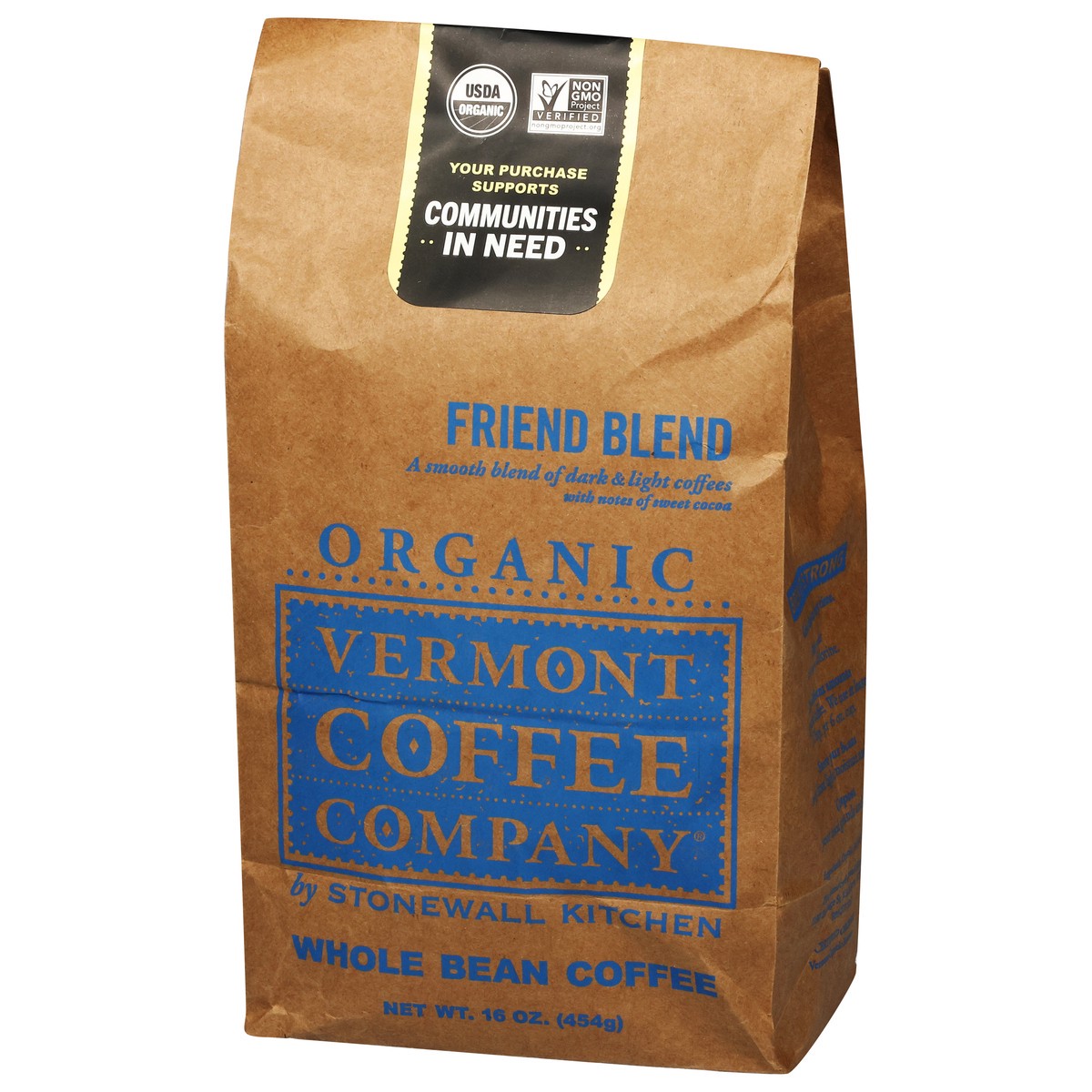 slide 3 of 13, Vermont Coffee Company Organic Whole Bean Friend Blend Coffee - 16 oz, 16 oz