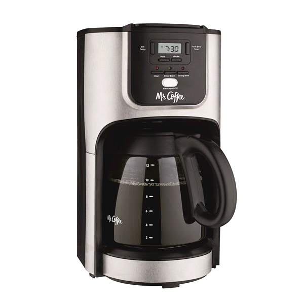 slide 1 of 1, Mr. Coffee BVMC-JPX37 12-Cup Programmable Coffee Maker, 1 ct