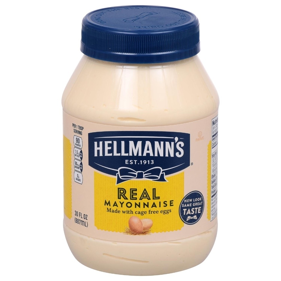 slide 1 of 1, Hellmanns Hellmans Real Mayonnaise, 30 fl oz