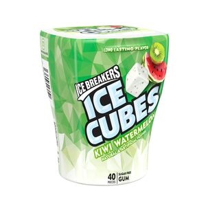 slide 1 of 1, Ice Breakers Ice Cubes Sugar Free Kiwi Watermelon Gum- 3.369 oz, 3.369 oz