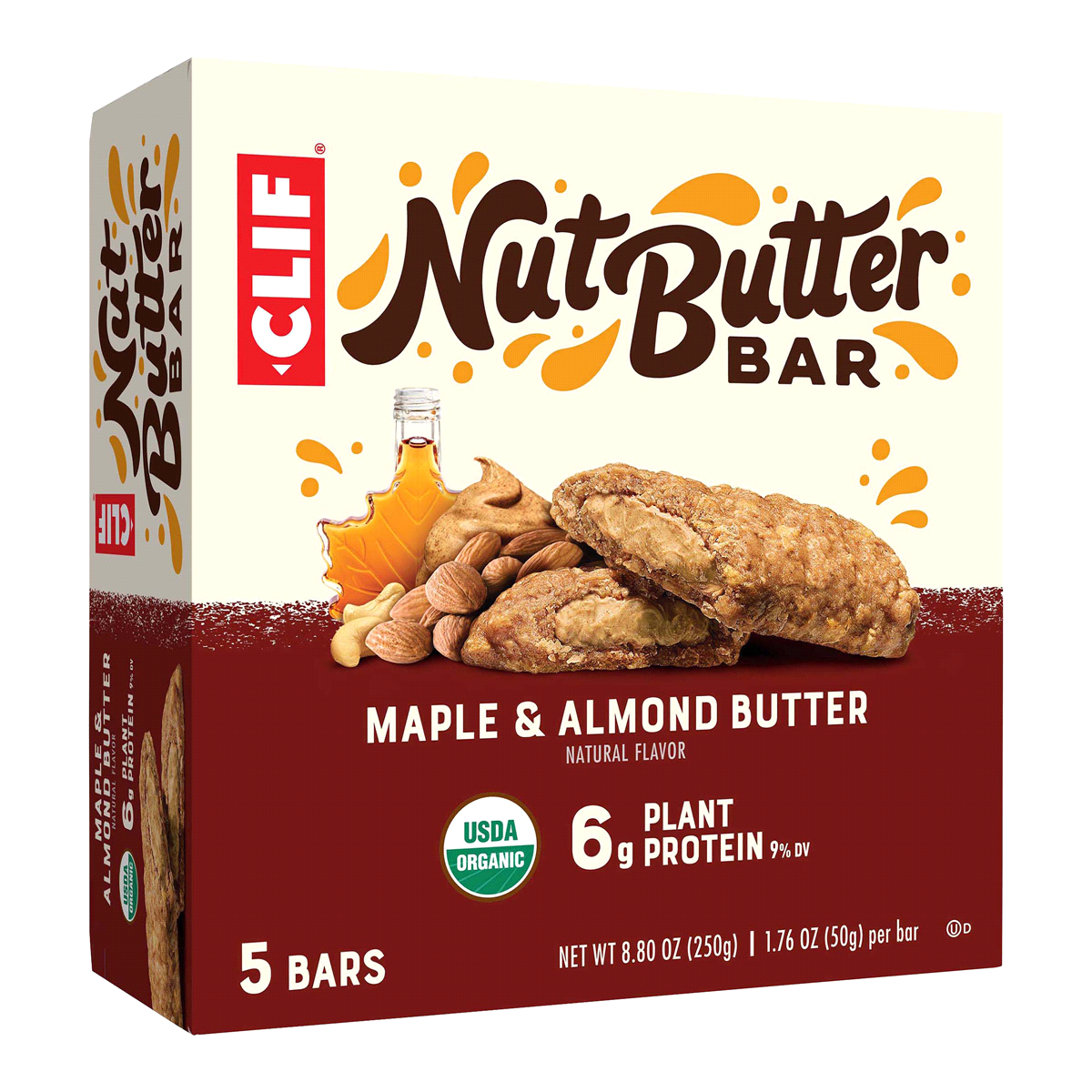 slide 1 of 1, CLIF Bar Nut Butter Filled, 5 ct