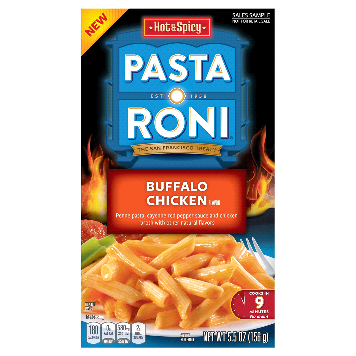 slide 1 of 1, Pasta Roni Buffalo Chicken Flavor Side Dish, 5.5 oz