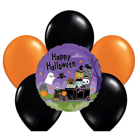 slide 1 of 1, Balloon Bouquet Halloween - Each, 1 ct