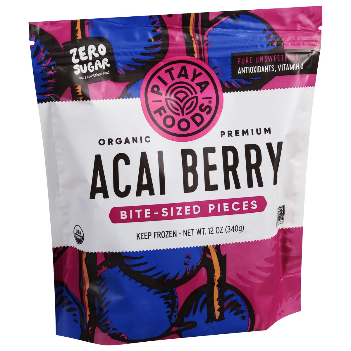 slide 6 of 12, Pitaya Bite Size Acai Berry Pieces, 12 oz