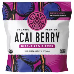 Pitaya Foods Organic Premium Acai Berry Bite-Sized Pieces 12 oz