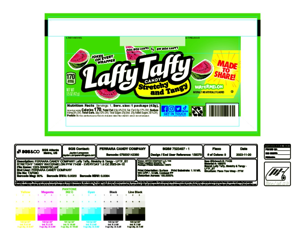 slide 13 of 13, Laffy Taffy 71439 158370 Stretchy & Tangy Watermelon 1.5 oz, 1.5 oz