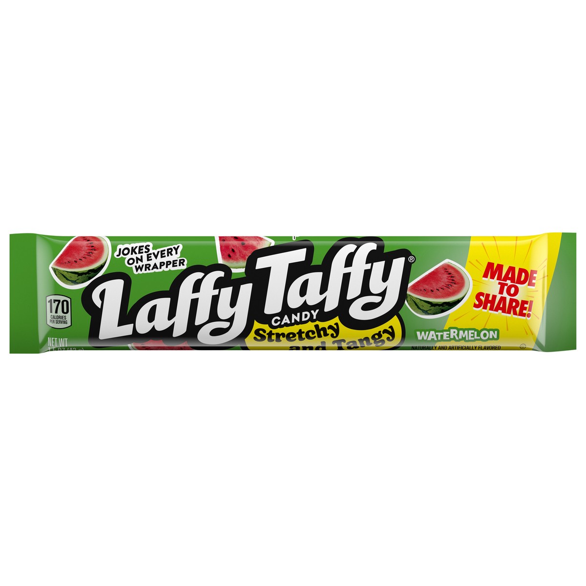 slide 1 of 13, Laffy Taffy Stretchy and Tangy Watermelon 71439 158370 1.5 oz, 1.5 oz