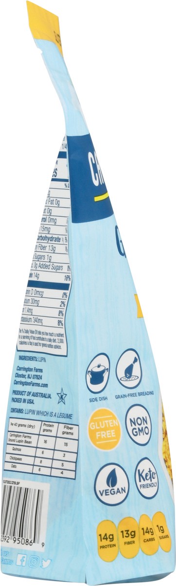 slide 11 of 14, Carrington Farms Ground Lupin Bean Plain, 7 oz