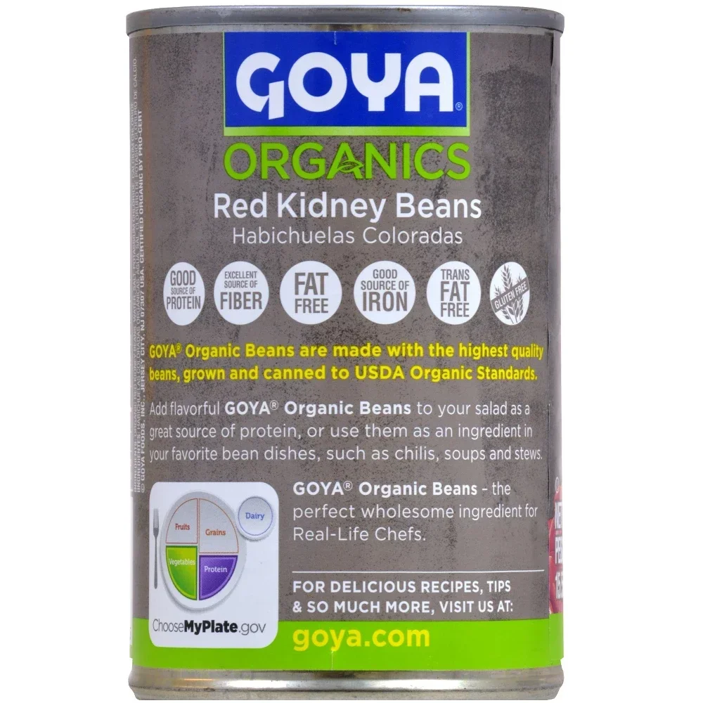slide 3 of 4, Goya Organic Red Kidney Beans, 15.5 oz