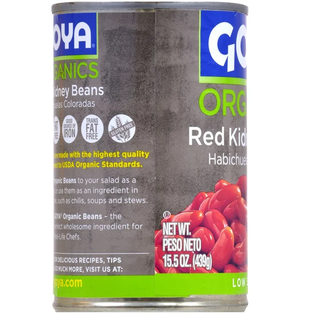 slide 4 of 4, Goya Organic Red Kidney Beans, 15.5 oz