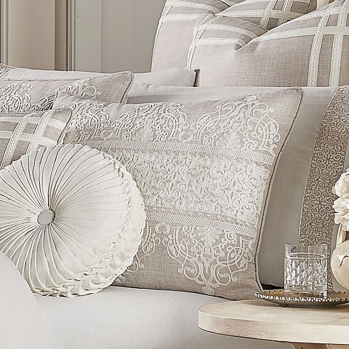 slide 3 of 4, J. Queen New York Lauralynn Queen Comforter Set - Beige, 4 ct