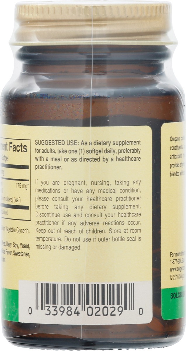 slide 9 of 12, Solgar Softgels Wild Oregano Oil 60 Softgels 60 ea, 60 ct