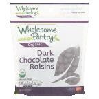 slide 1 of 1, Wholesome Pantry Organic Dark Chocolate Raisins, 9 oz