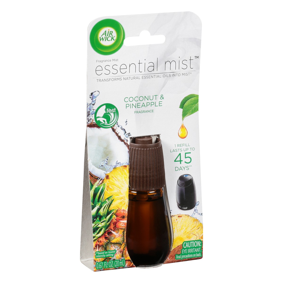 slide 2 of 9, AIR WICK Essential Mist - Refill Coconut & Pineapple, 0.67 fl oz