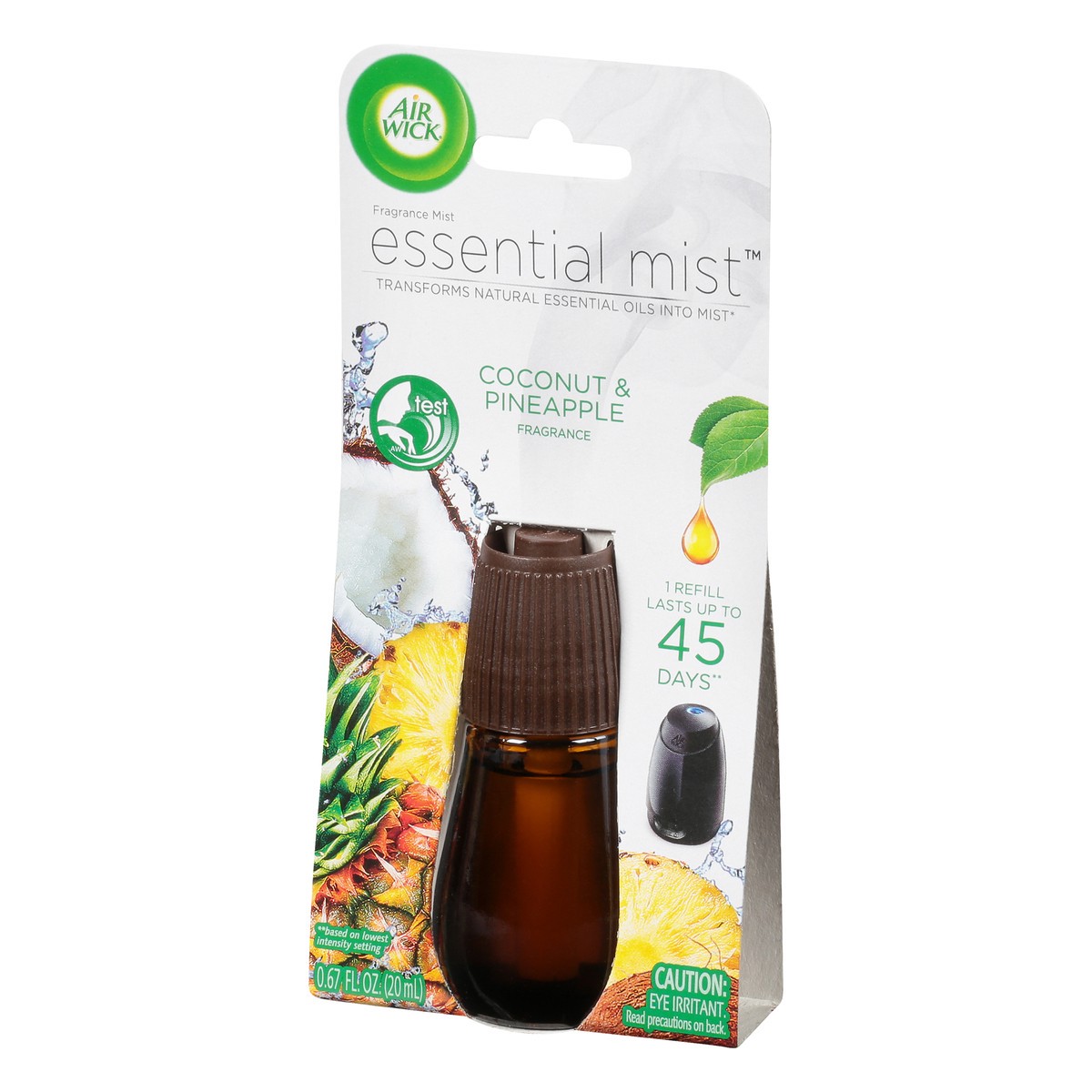 slide 3 of 9, AIR WICK Essential Mist - Refill Coconut & Pineapple, 0.67 fl oz