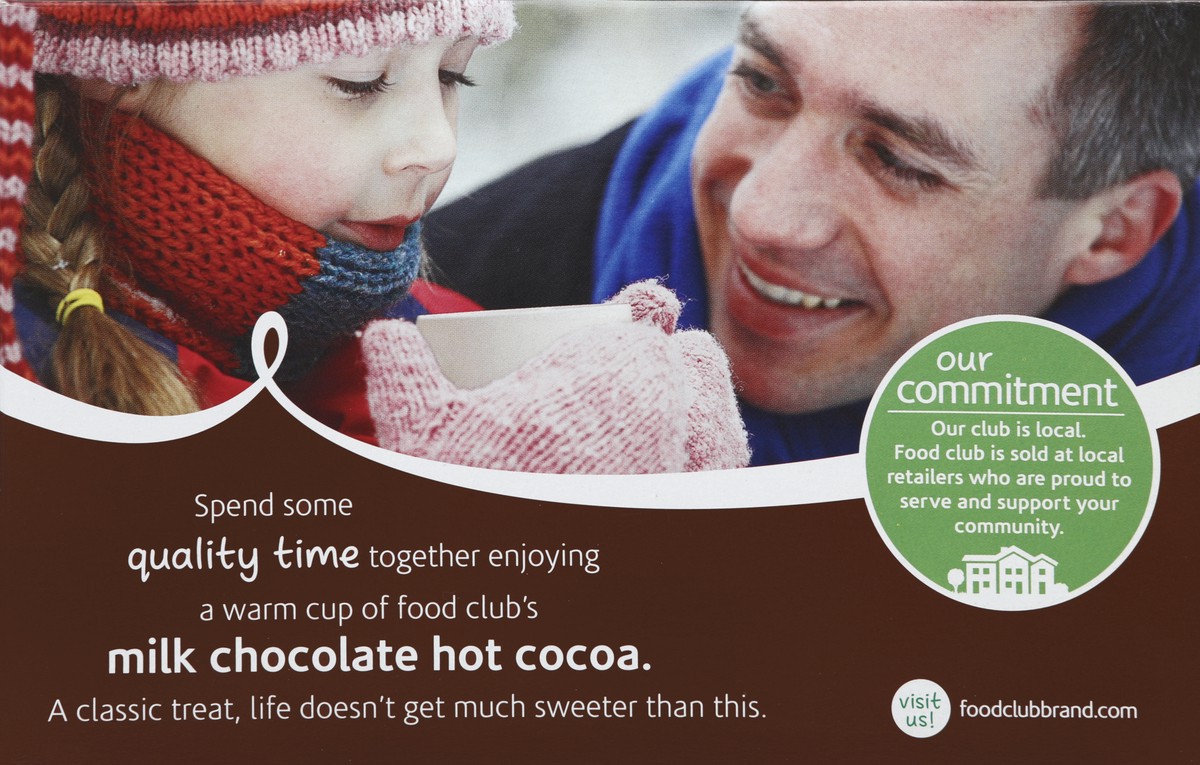 slide 5 of 6, Food Club Instant Milk Chocolate Hot Cocoa Mix - 10 ct; 10 oz, 10 ct; 10 oz