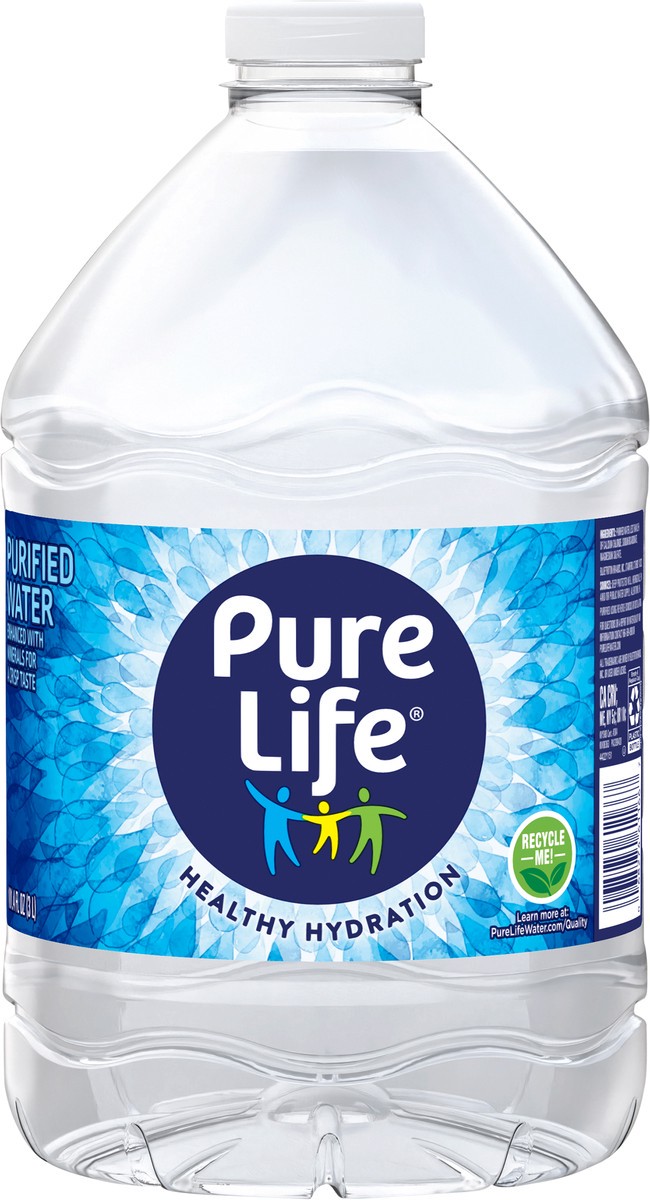 slide 6 of 7, Pure Life Purified Water, 101.4 Fl Oz, Plastic Bottled Water, 101.4 oz