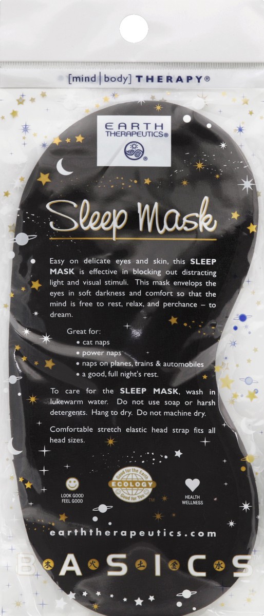 slide 3 of 3, Earth Therapeutics Sleep Mask 1 ea, 1 ct