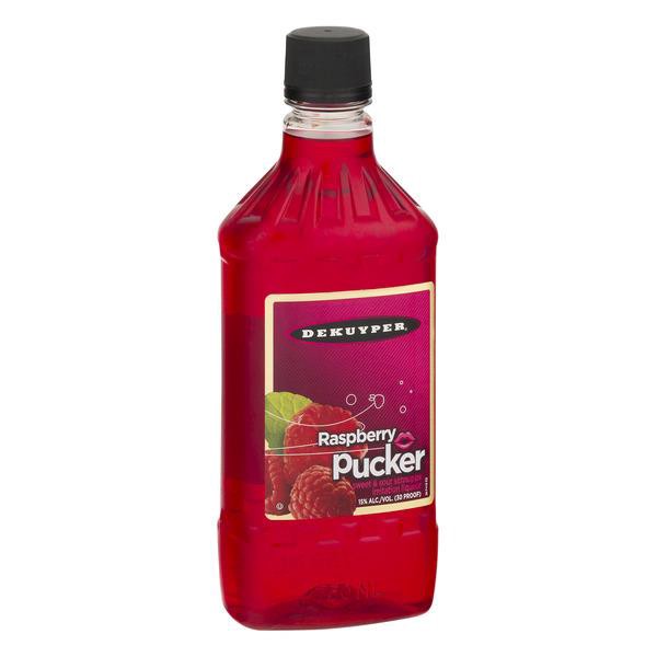 slide 1 of 1, DeKuyper Raspberry Pucker Schnapps, 750 ml